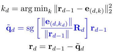 Equation showing the rotation-augmented update rule.