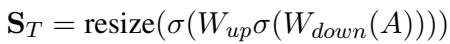 Equation for calculating S_T.