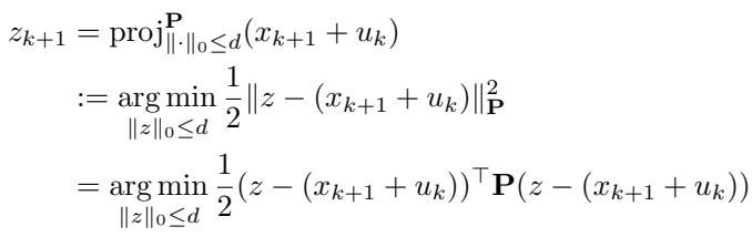 The generalized projection formulation.