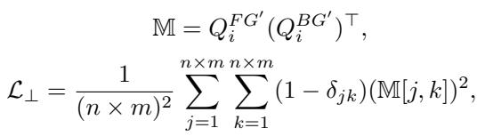 Orthogonal loss equation.