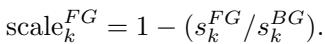 Expansion scale calculation.