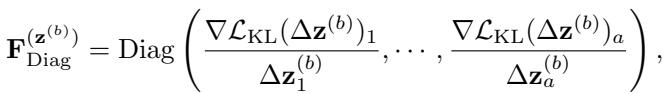 Diagonal approximation equation.