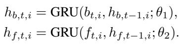 Equation 12: GRU Update Equations
