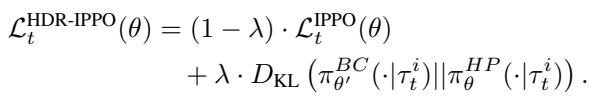 HDR-IPPO Loss Function
