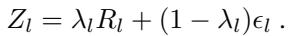 Equation 1: The bottleneck representation with noise injection.