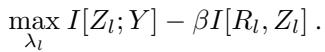 Equation 2: The standard IBA objective function.