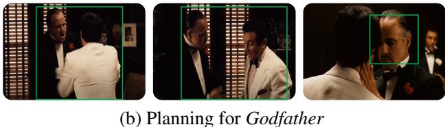 Figure 6. MODA-enabled application in The Godfather. Panel (a) shows deep understanding of conversation. Panel (b) shows strategic thinking and planning.