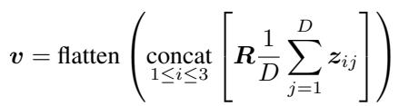 Equation for Raptor embedding generation.