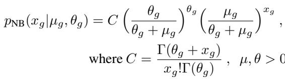Equation 10: The Negative Binomial probability mass function.