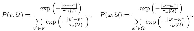 Probability distribution equations
