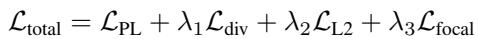 Total Loss Equation
