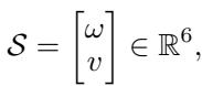 Equation defining the screw axis vector.