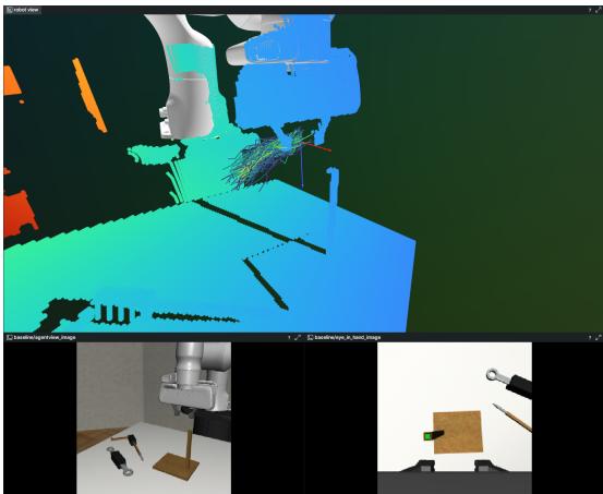 显示轨迹密度的可视化工具。