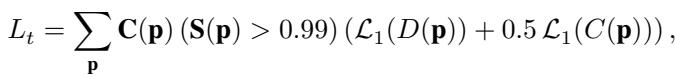 Equation 5: The uncertainty-guided mapping loss function.