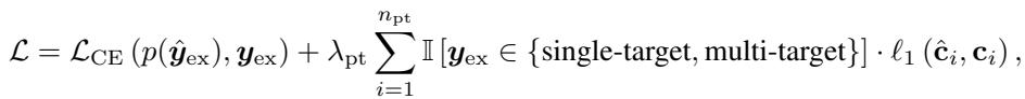 Equation 2: Loss function combining classification and regression