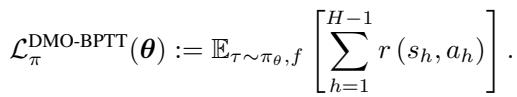 Equation 9: DMO-BPTT Loss Function.