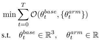 The overall optimization objective function minimizing cost over time.