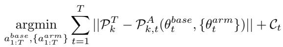Equation showing the total cost function composed of collision, smoothness, and margin costs.