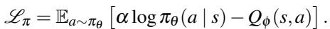 Equation 2: The Actor loss function.