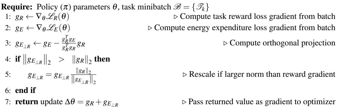 Table 1: Current and Torque usage comparison.