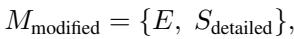 Equation defining the modified prompt structure M_modified.