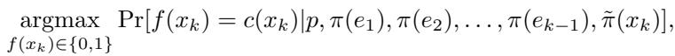 The formal definition of In-Context Learning as a conditional probability problem.