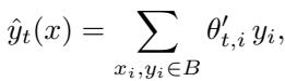 仅查询的预测可以看作是使用了即时生成的任务特定参数 theta-prime。