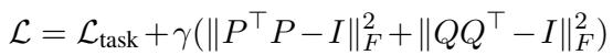The complete loss function for HyperAdaLoRA.