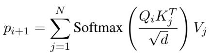 The self-attention formula used within the hypernetwork.