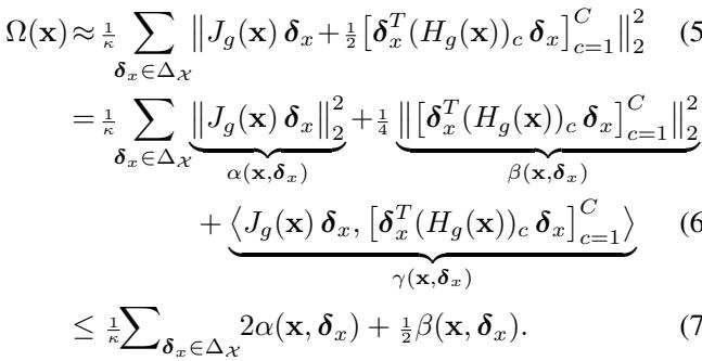 Approximation of the alignment loss using Taylor expansion.