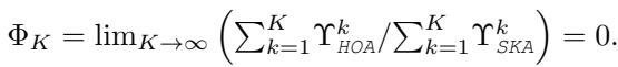 The Dirichlet Energy Ratio limit equation.