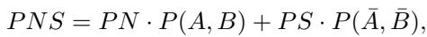 Equation defining PNS.
