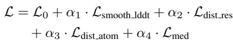 The total loss function equation.