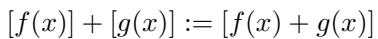 Equation defining vector addition