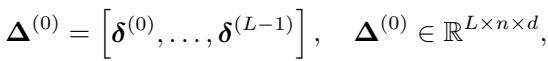 Equation for initializing the residual sequence