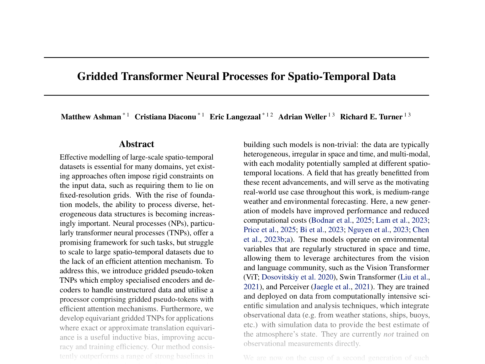 [Gridded Transformer Neural Processes for Spatio-Temporal Data 🔗](https://openreview.net/pdf?id=O0oe7hPtbl)