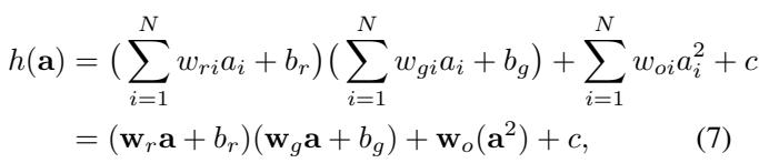 Quadratic Function Equation