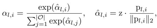 Equation for calculating operation weights using prototypes.