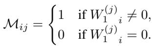 Equation for adjacency matrix.