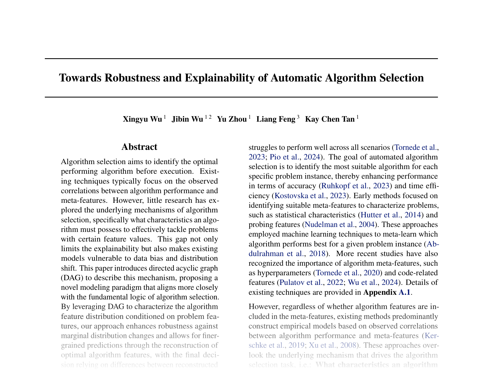 [Towards Robustness and Explainability of Automatic Algorithm Selection 🔗](https://openreview.net/pdf?id=Gp7NfP7Erm)