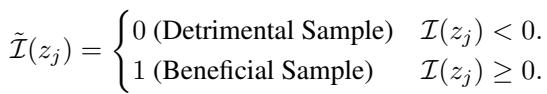 Discrete Influence Function definition.