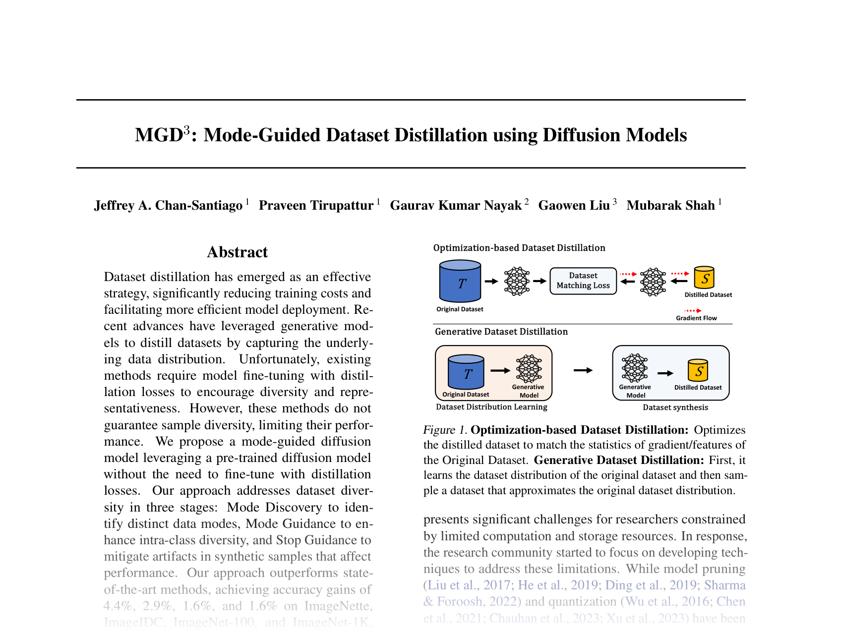 [MGD3: Mode-Guided Dataset Distillation using Diffusion Models 🔗](https://openreview.net/pdf?id=NIe74CY9lk)