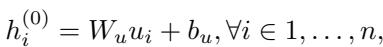 Graph Initial Embedding Equation.