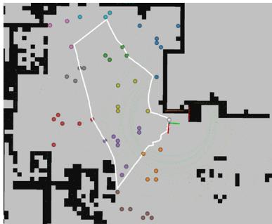 MMFL solution path for a multi-zone exploration task.