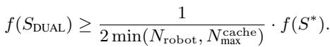 Theoretical Approximation Guarantee for DUAL