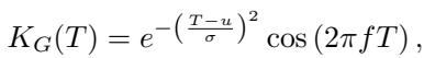 Equation for Gabor Kernel