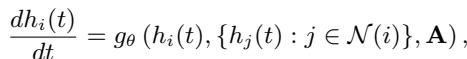 Equation for the derivative of h_i(t).