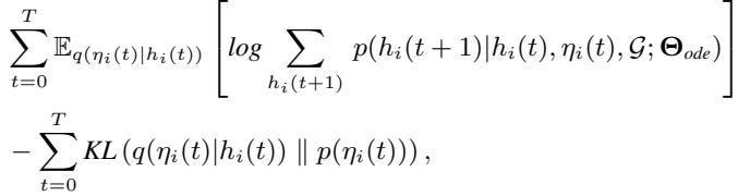 Equation showing the ELBO derivation with KL divergence.