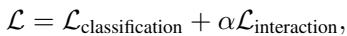 Equation: Total loss function.