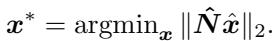 Equation 16: The minimization problem to solve for x.